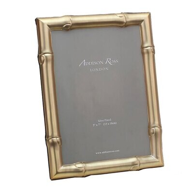 Addison Ross Wide Bamboo Matte Gold Photo Frame 5 x 7 Inch Gold-plated FR3562, MPN: FR3562, UPC/EAN…