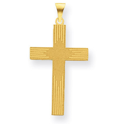 Laser Designed Cross 14k Gold XR942, MPN: XR942, 886774132914