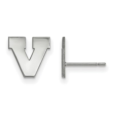 University of Virginia x-Small Post Earrings 10k White Gold 1W049UVA, MPN: 1W049UVA, 191101096921