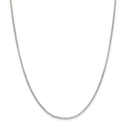 2mm Rolo Chain 22 Inch Sterling Silver QFC1-22, MPN: QFC1-22, 191101768538