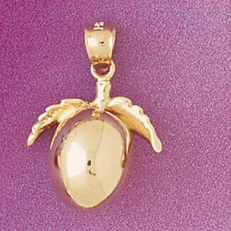 Dazzlers Jewelry Berry Fruit Pendant Necklace Charm Bracelet in Yellow, White or Rose Gold 6874, MP…