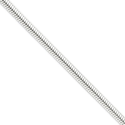 24 Inch 6mm Round Snake Chain Sterling Silver QSNL150-24, MPN: QSNL150-24, 883957258058