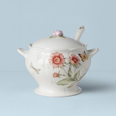Lenox Butterfly Meadow Kitchen Covered Soup Tureen With Ladle 892532, MPN: 892532,