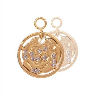 Nikki Lissoni Sparkling Hortensia 2 Pieces Gold-Plated 14mm Earrings EAC2000G, MPN: EAC2000G, 87186…