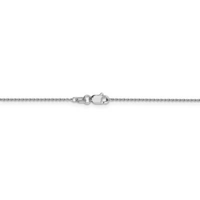 22 Inch .90mm Diamond-cut Cable Chain 14k White Gold PEN325-22, MPN: PEN325-22, 886774584416