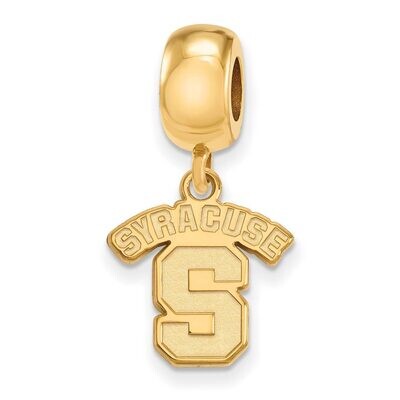 Syracuse University Bead Charm Small Dangle Gold-plated Silver GP021SYU, MPN: GP021SYU, 886774926230
