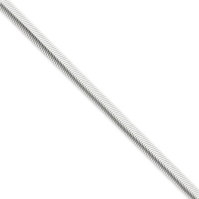7 Inch 6.25mm Flat Oval Snake Chain Sterling Silver QFS10-7, MPN: QFS10-7, 886774114309