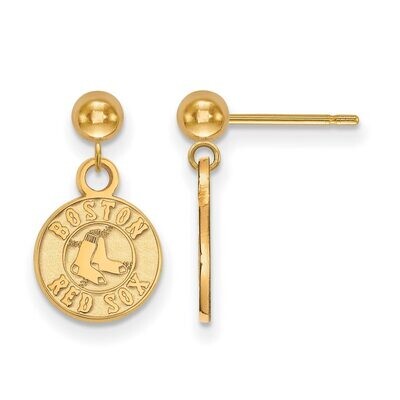 Boston Red Sox Earring Dangle Ball Gold-plated Silver GP010RSO, MPN: GP010RSO, 886774911359