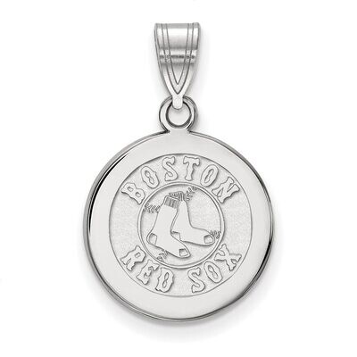Boston Red Sox Medium Disc Pendant Sterling Silver SS039RSO, MPN: SS039RSO, 886774630601