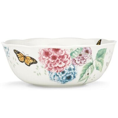 Lenox Butterfly Meadow Hydrangea Serving Bowl Large 841012, MPN: 841012, 882864460899