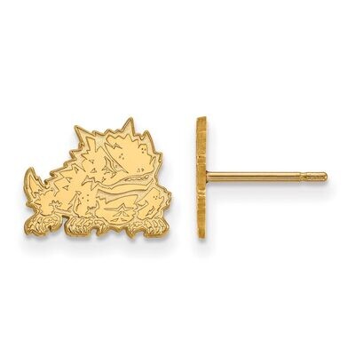 Texas Christian University x-Small Post Earring Gold-plated Silver GP022TCU, MPN: GP022TCU, 8867749…