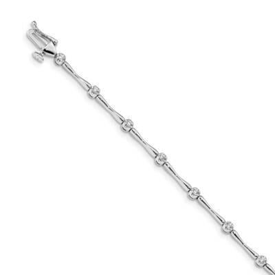 Bracelet 14k White Gold Diamond BM4594-025-WA, MPN: BM4594-025-WA, 818050013235