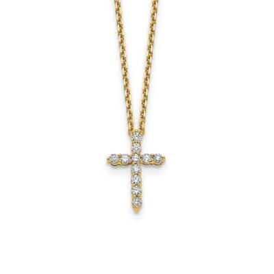Cross Pendant with Chain 14k Gold PM1000-033-YA, MPN: PM1000-033-YLD, 191101806025