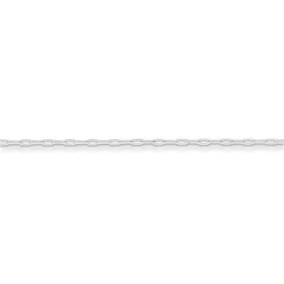 30 Inch 1.75mm Elongated Open Link Chain Sterling Silver QFC155-30, MPN: QFC155-30, 886774421186