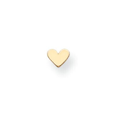 Heart Shape Stamping 14k Yellow Gold YG1220, MPN: YG1220,