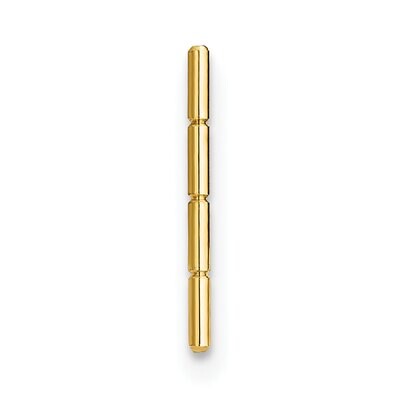 4 Pack Section Earring Rivet Wire Component 14k Yellow Gold YG2481, MPN: YG2481,