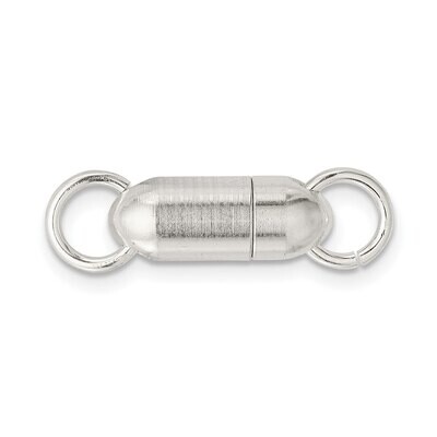 13.9 x 5.4mm Polished Magnetic Clasp Sterling Silver SS3638, MPN: SS3638,