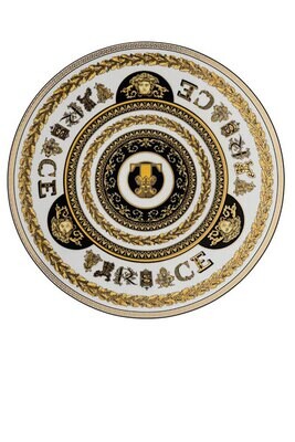 Versace Virtus Alphabet T Service Plate 13 Inch, MPN: 19335-403750-10263, 790955173927