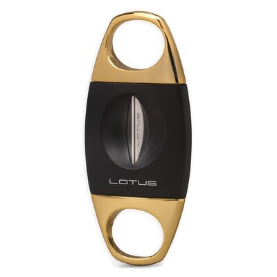Jaws Serrated V-Cut Cigar Cutter - Black &amp; Gold GM19879, MPN: GM19879, 894236015897