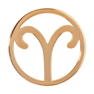 Nikki Lissoni Aries Gold-Plated 33mm Coin C119203GM, MPN: C119203GM, 8718627465110
