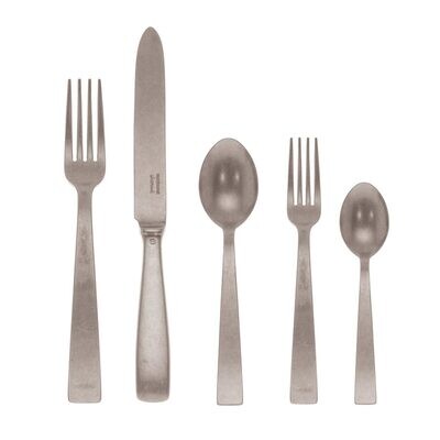 Sambonet Gio Ponti Vintage 5 Piece Place Setting Solid Handle 52460-93, MPN: 52460-93, 790955990357