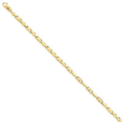 3.75mm Polished Fancy Link Chain 20 Inch 14k Gold LK737-20, MPN: LK737-20, 191101654565