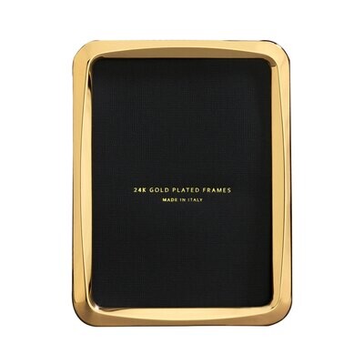 Cunill America Nova 5 x 7 Inch Picture Frame - 24k Gold Plated 0.5 Microns, MPN: 84757G