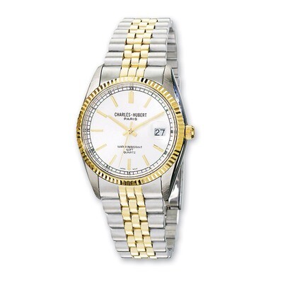 Charles Hubert Two-tone Stainless Steel Silver Dial Watch Men&#39;s XWA1864, MPN: XWA1864, 811233014074