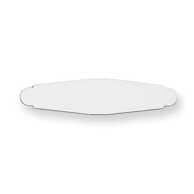 Bracelet Blank Stamping Sterling Silver Rhodium-plated SS1432, MPN: SS1432,
