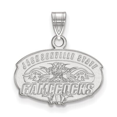Jacksonville State University Small Pendant Sterling Silver SS002JAC, MPN: SS002JAC, 886774686714