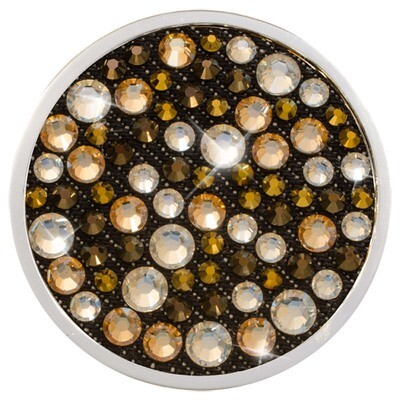 Nikki Lissoni Denim Dreams Gold Dark Topaz Silver-Plated 43mm Coin C1486SL, MPN: C1486SL, 871881923…