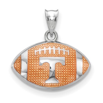 University of Tennessee Enameled Football Pendant Sterling Silver SS508UTN, MPN: SS508UTN, 63440151…