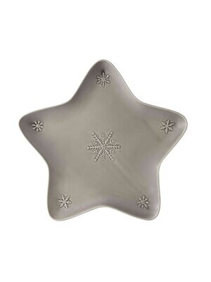 Bordallo Pinheiro Pinheiro Snowflakes Star Bowl 45 Anthracite 65023649, MPN: 65023649, 5600413609439