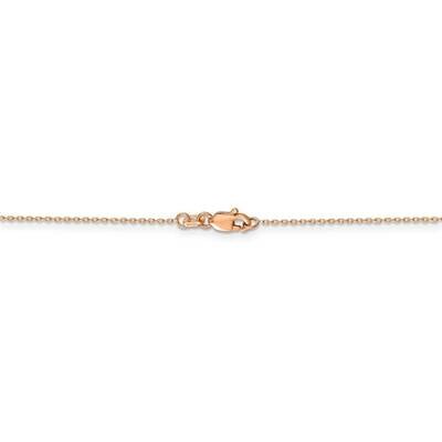30 Inch .8mm Diamond-cut Cable Chain 14k Rose Gold RSC32-30, MPN: RSC32-30, 886774614571