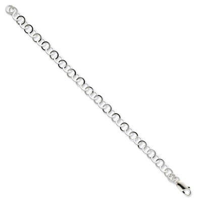 7.5 Inch Fancy Link Bracelet Sterling Silver QH211-7.5 by Amore La Vita, MPN: QH211-7.5, 8839573299…