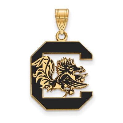 University of South Carolina Large Enamel Pendant Gold-plated Silver GP032USO, MPN: GP032USO, 88677…