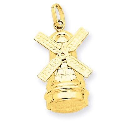 Windmill Charm 14k Gold XCH142, MPN: XCH142, 886774618340