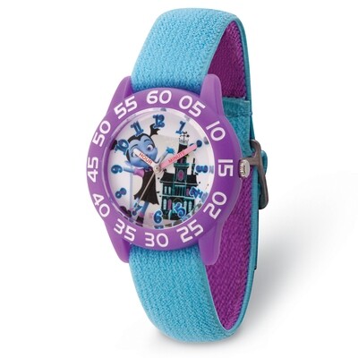 Disney Kids Vampirina&#39;s House Blue Strap Acrylic Time Teacher Watch  XWA5791, MPN: XWA5791, 8428851…