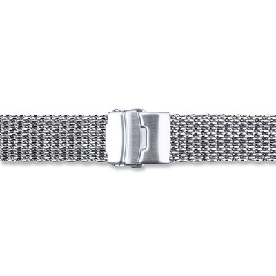 20mm Stainless Steel Shark Mesh with Divers Clasp Watch Band  BA419-20, MPN: BA419-20,