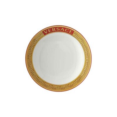 Versace Medusa Amplified Golden Coin Rim Soup 8 1/2 Inch, MPN: 19335-409956-10322, 790955188570