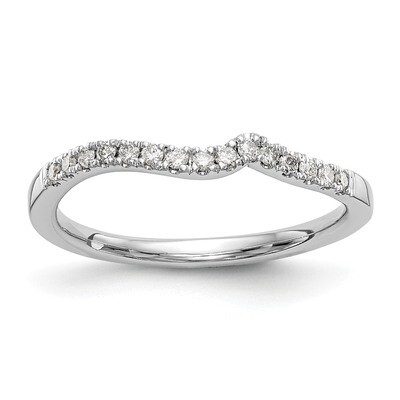 Diamond Wedding Band 14k White Gold RM2425B-017-WAA, MPN: RM2425B-017-WAA, 191101807992