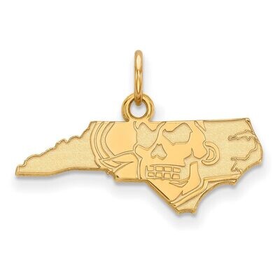 East Carolina University x-Small Pendant Gold-plated Silver GP051ECU, MPN: GP051ECU, 886774947624