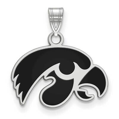 University of Iowa Small Enamel Pendant Sterling Silver SS031UIA, MPN: SS031UIA, 191101151361
