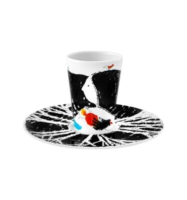 Vista Alegre Escape Goat Espresso Cup And Saucer Viii 21137603, MPN: 21137603, 5605414073029