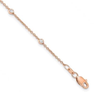 Vs/Si, D E F, Station Bracelet 8 Inch 14k Gold Lab Grown Diamond PM1007-018-RLD-8, MPN: PM1007-018-…
