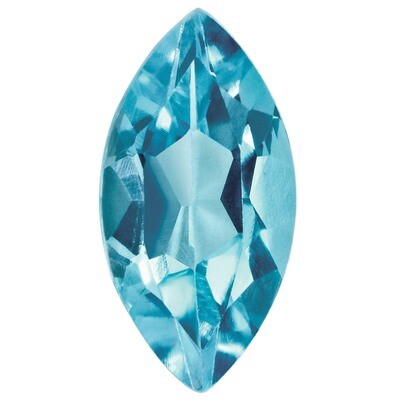Blue Zircon 5X2.5Mm Marquise Aa Quality Gemstone BZ-05025-MQF-AA, MPN: BZ-05025-MQF-AA,