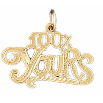 Dazzlers Jewelry 100% Yours Pendant Necklace Charm Bracelet in Yellow, White or Rose Gold 10692, MP…