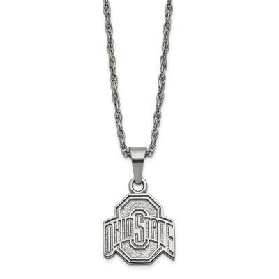 Ohio State University Pendant &amp; Chain with 2 inch Extender N Stainless Steel ST516OSU, MPN: ST516OS…