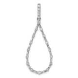 3/4Ct. Diamond Teardrop Pendant 14k White Gold PM3829-075-WA, MPN: PM3829-075-WA, 883957665429