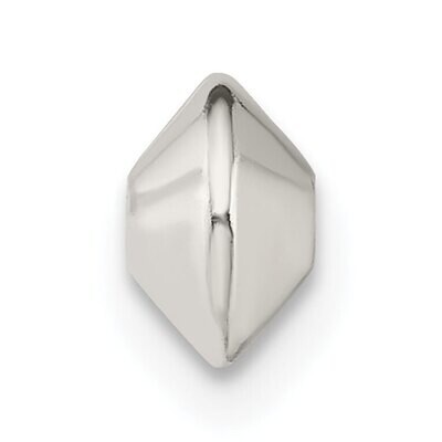 6 x 4.5mm Polished Saucer Bead Sterling Silver SS4044, MPN: SS4044,